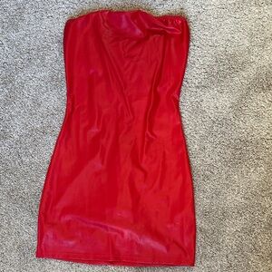 Spirit Vibrant Red Strapless Dress